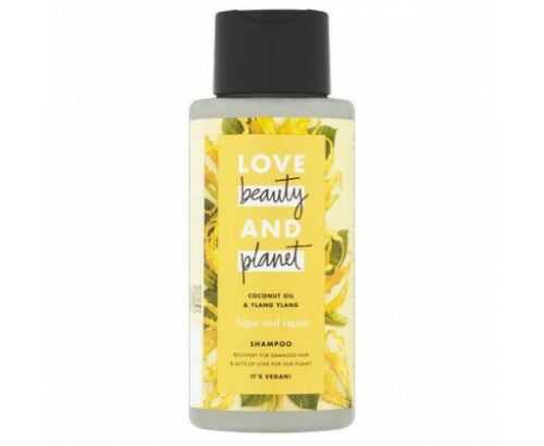 Love Beauty and Planet Šampon na suché a poškozené vlasy s ylang-ylang a kokosovým olejem 100 ml Love Beauty and Planet