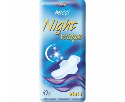 Micci Classic Night dámské vložky s křidélky 10 ks Micci