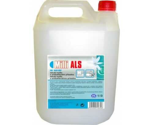 Milli Als profesionální antimikrobiální tekuté mýdlo čisté bez parfemace 5 l Milli