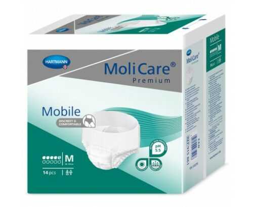 MoliCare Mobile 5 kapek M inkontinenční natahovací kalhotky 14 ks MoliCare