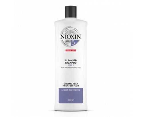 Nioxin Čisticí šampon pro barvené lehce řídnoucí vlasy System 5  300 ml Nioxin