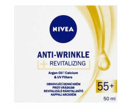 Nivea Anti-Wrinkle + Revitalizing obnovující denní krém proti vráskám 55+  50 ml Nivea