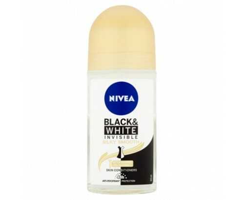 Nivea Kuličkový antiperspirant bez alkoholu Invisible Black & White Silky Smooth  50 ml Nivea