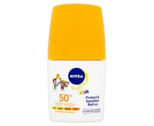 Nivea Sun Kids Protect & Sensitive mléko na opalování v kuličce OF 50+ 50 ml Nivea
