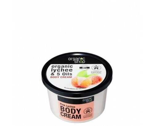 Organic Shop Tělový krém Růžové liči (Body Cream)  250 ml Organic Shop