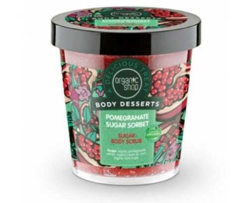 Organic Shop Tělový peeling Body Desserts Pomegranate Sugar Sorbet (Sugar Body Scrub)  450 ml Organic Shop