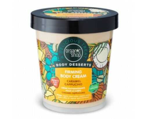 Organic Shop Tělový zpevňující krém Body Desserts Karamelové cappuccino (Firming Body Cream)  450 ml Organic Shop