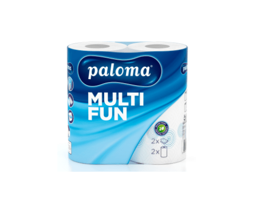 Paloma Multi Fun kuchyňské utěrky 2 vrstvy 50 útržků 2 ks Paloma