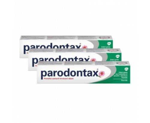 Parodontax Zubní pasta proti krvácení dásní Fluoride Tripack  3 x 75 ml Parodontax
