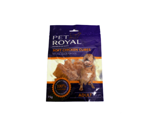 Pet Royal Dog Soft kuřecí kostky 75g PET ROYAL
