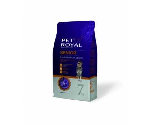 Pet Royal Senior Small & Medium Breeds pro starší psy malých a středních plemen 7kg PET ROYAL