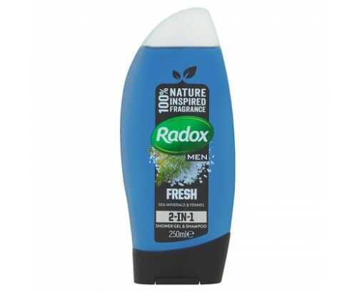 Radox Feel Fresh 2v1 pánský sprchový gel a šampon  250 ml Radox