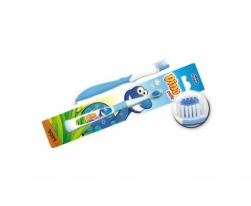 Rebi Dental DINO dětský zubní kartáček měkký 1 ks Dino