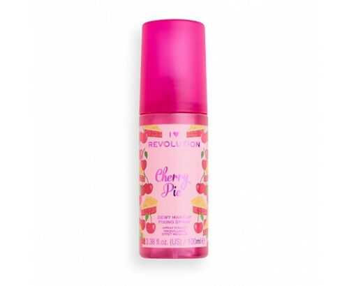Revolution Fixační sprej na make-up I♥Revolution Cherry Pie (Dewy Makeup Fixing Spray)  100 ml Revolution