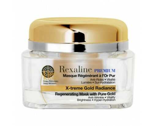 Rexaline Regenerační maska s 24karátovým zlatem Premium Line Killer Gold Radiance 50 ml Rexaline