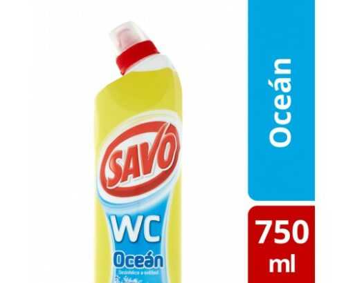 Savo WC čisticí a dezinfekční přípravek na toalety s vůní  oceánu 750 ml Savo