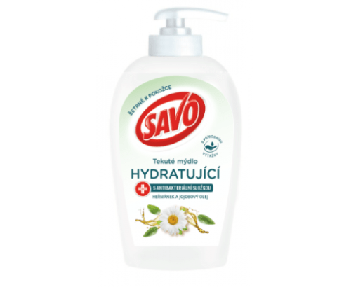 Savo tekuté mýdlo s antibakteriální složkou Heřmánek & Jojobový olej  250 ml Savo