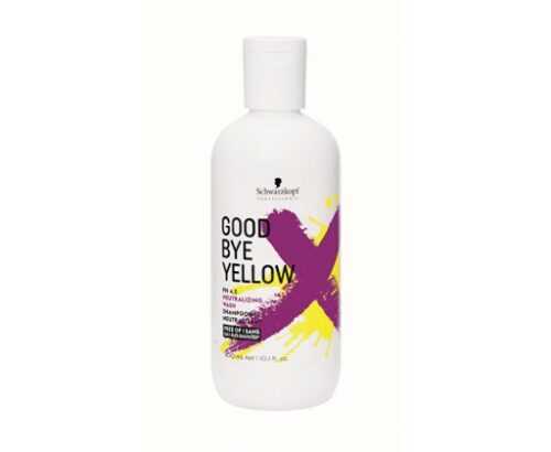 Schwarzkopf Professional Šampon pro neutralizaci žlutých tónů barvených a melírovaných vlasů Goodbye Yellow 300 ml Schwarzkopf Professional