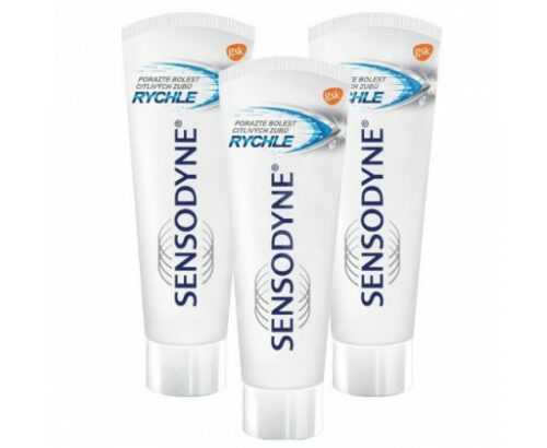 Sensodyne Bělicí zubní pasta rychlá úleva Rapid Whitening  3 x 75 ml Sensodyne