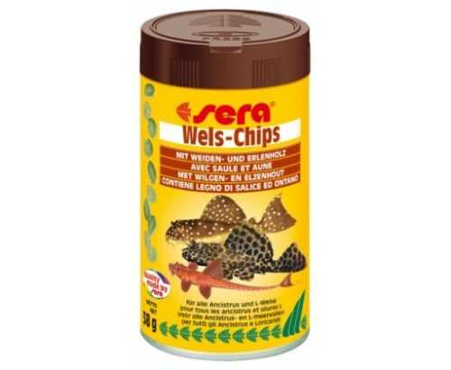 Sera speciální krmivo pro krunýřovité sumečky Wels-Chips 100ml SERA