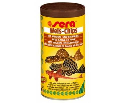 Sera speciální krmivo pro krunýřovité sumečky Wels-Chips 250ml SERA
