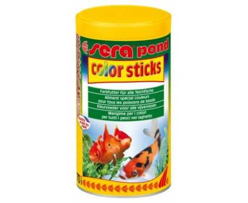 Sera vybarvovací krmivo pro zlaté a studenovodní ryby Pond Color Sticks 1000ml SERA