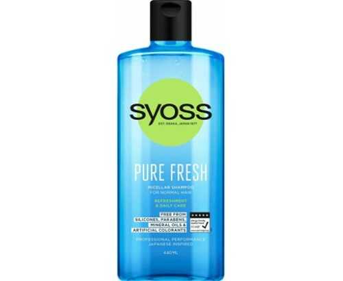 Syoss Micelární šampon pro normální vlasy Pure Fresh  440 ml Syoss