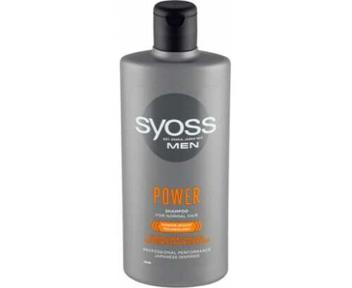 Syoss Posilující šampon pro muže pro normální vlasy Power  440 ml Syoss