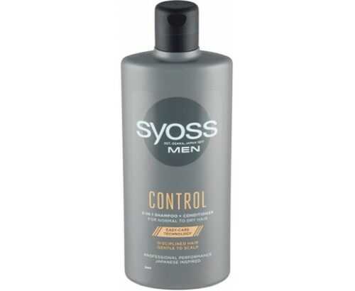 Syoss Šampon a kondicionér pro muže 2 v 1 pro normální až suché vlasy Control  440 ml Syoss