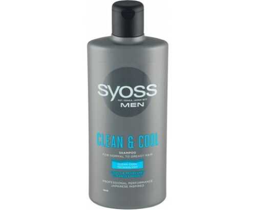 Syoss Šampon pro muže pro normální až mastné vlasy Clean & Cool (Shampoo) 440 ml Syoss