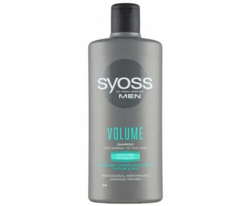 Syoss Šampon pro muže pro objem vlasů pro normální až jemné vlasy Volume  440 ml Syoss