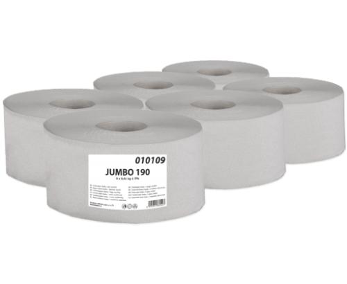 Toaletní papír Jumbo 190 1-vrstvý šedý 1 role primaSOFT