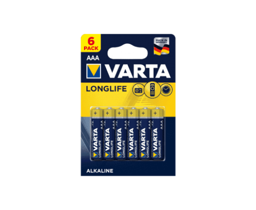 Varta Longlife baterie mikro AAA  6 ks Varta