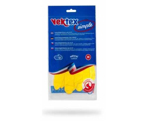 Vektex Simple rukavice úklidové velikost M 1 pár Vektex