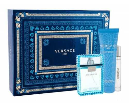 Versace Eau Fraiche Man - EDT 100 ml + sprchový gel 150 ml + EDT 10 ml Versace