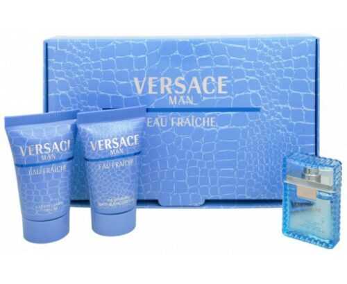 Versace Eau Fraiche Man - toaletní voda 5 ml + sprchový gel 25 ml + balzám po holení 25 ml Versace