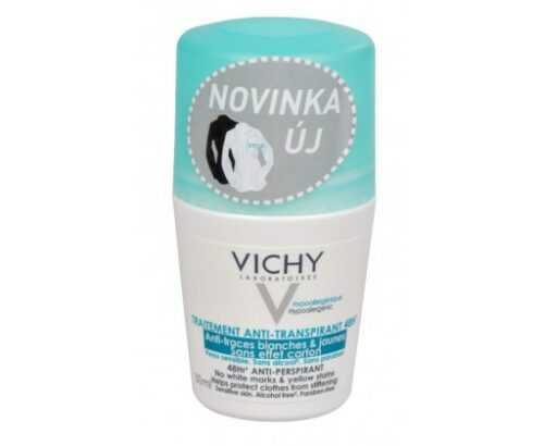 Vichy 48hodinový kuličkový antiperspirant proti bílým a žlutým skvrnám  50 ml Vichy