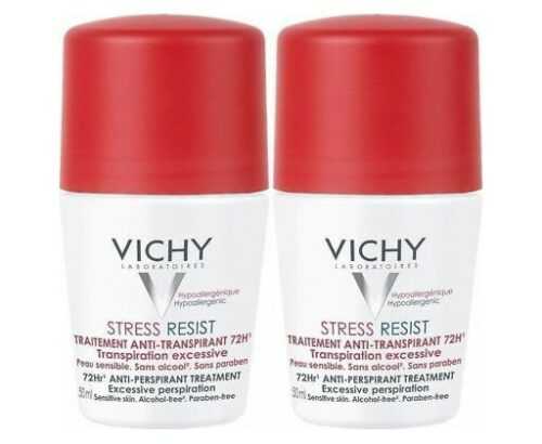 Vichy Antiperspirant roll-on proti nadměrnému pocení (Stress Resist 72H)  2 x 50 ml Vichy