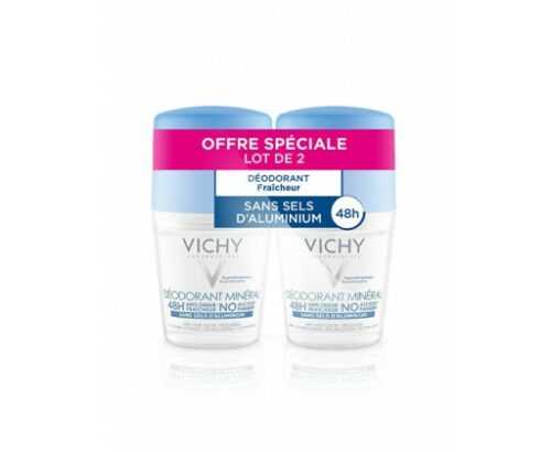 Vichy Minerální kuličkový deodorant (Mineral Deodorant)  2 x 50 ml Vichy