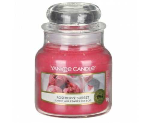 Yankee Candle Aromatická svíčka Classic malá Roseberry Sorbet  104 g Yankee Candle