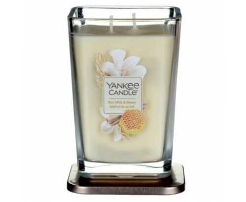 Yankee Candle Aromatická svíčka velká hranatá Rice Milk & Honey  552 g Yankee Candle