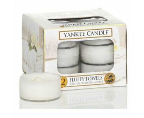 Yankee Candle Aromatické čajové svíčky Fluffy Towels  12 x 9