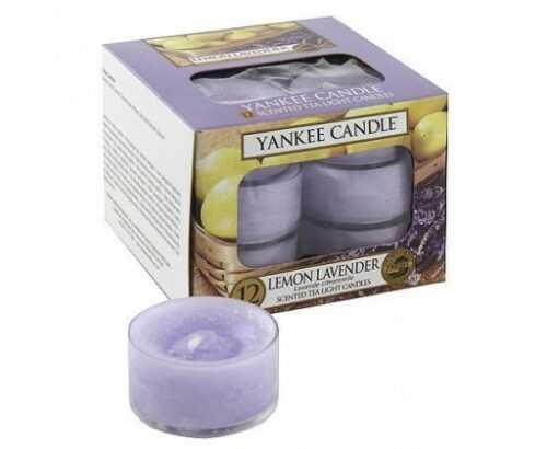 Yankee Candle Aromatické čajové svíčky Lemon Lavender  12 x 9