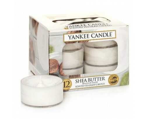 Yankee Candle Aromatické čajové svíčky Shea Butter  12 x 9