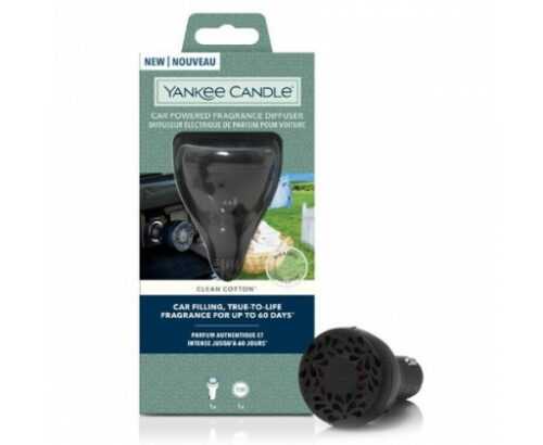 Yankee Candle Difuzér do autozapalovače Car Powered Clean Cotton 1 ks Yankee Candle
