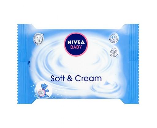 Nivea Baby Soft & Cream čisticí ubrousky 20 ks Nivea