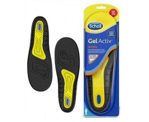 Scholl GelActiv Work gelové vložky do bot pro muže 1 pár Scholl