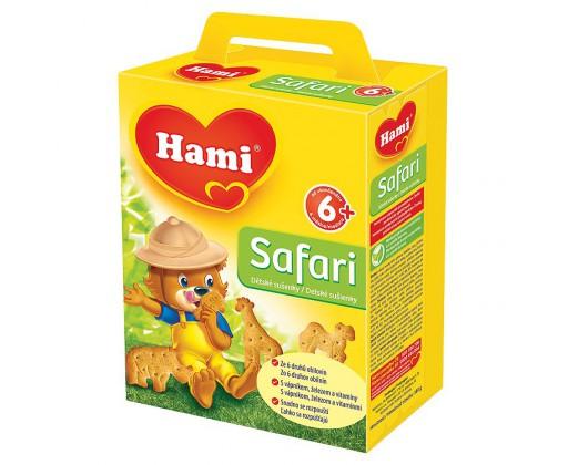 Hami Safari dětské sušenky 180 g Hami