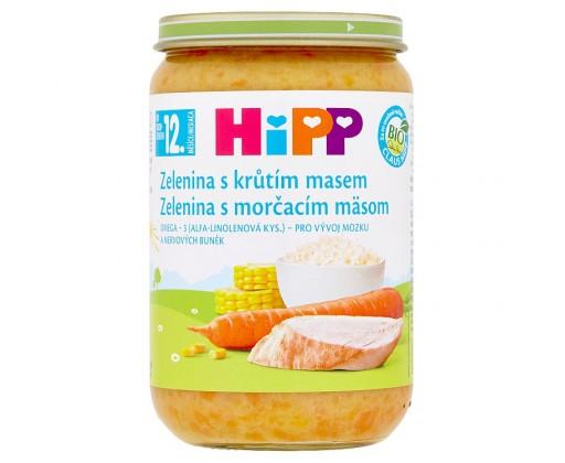 HiPP Bio zelenina s krůtím masem 220 ml Hipp