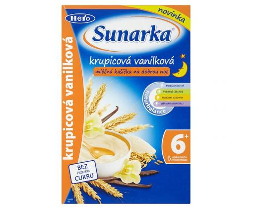 Sunarka Krupicová vanilková mléčná kašička na dobrou noc 225 g Sunarka